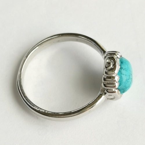 Turquoise Gemstone Ring in Sterling Silver