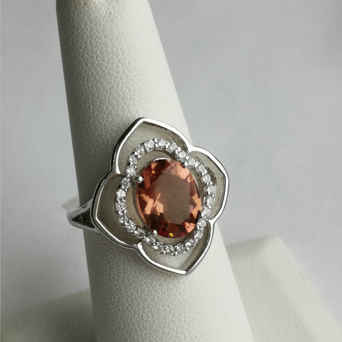 Vintage Zultanite White Sapphire Ring in Sterling Silver