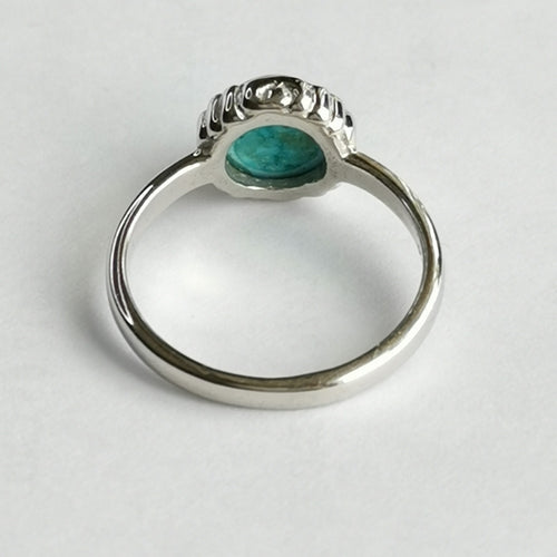 Turquoise Gemstone Ring in Sterling Silver