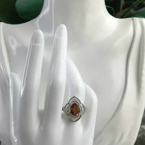 Vintage Zultanite White Sapphire Ring in Sterling Silver