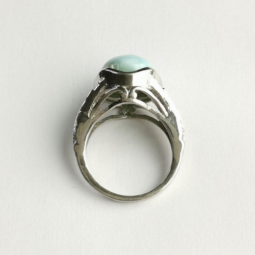 Larimar Ring in Sterling Silver