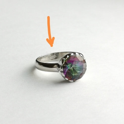 Mystic Topaz Ring in Sterling Silver