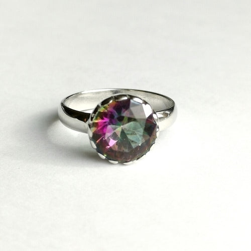 Mystic Topaz Ring in Sterling Silver