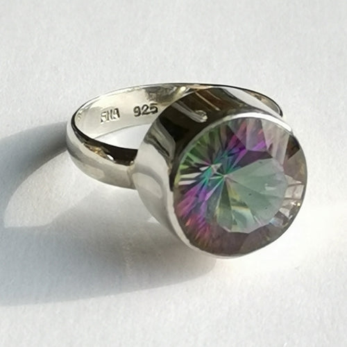 Mystic Topaz Ring in Sterling Silver