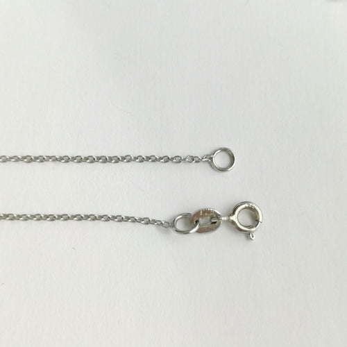 Sterling Silver Chain Necklace 18"