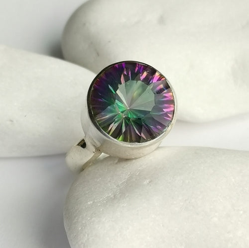 Mystic Topaz Ring in Sterling Silver