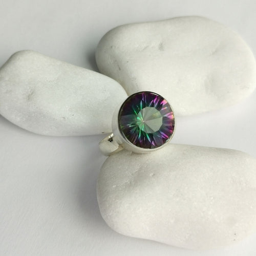 Mystic Topaz Ring in Sterling Silver