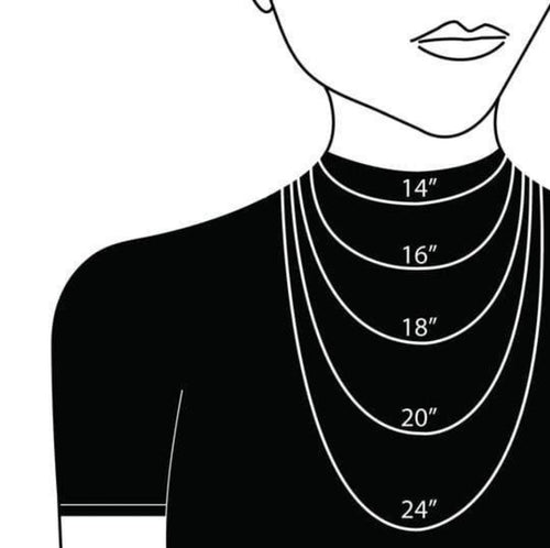 CZ Droplet Necklace in Sterling Silver 18"