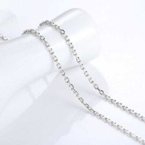 Sterling Silver Chain Necklace 18"