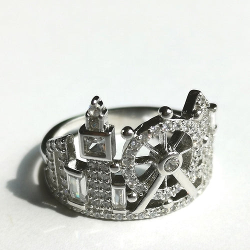 London Skyline Ring in Sterling Silver and CZ