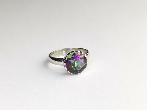 Mystic Topaz Ring in Sterling Silver