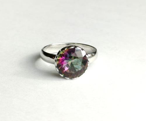 Mystic Topaz Ring in Sterling Silver