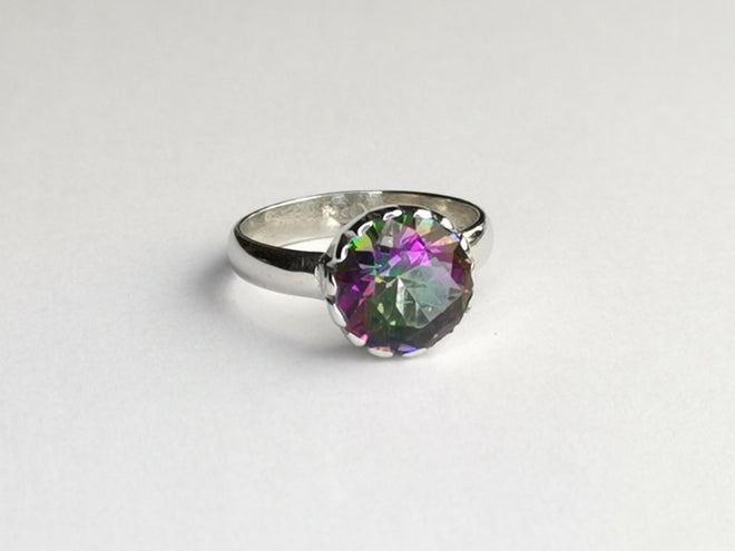 Mystic Topaz Ring in Sterling Silver